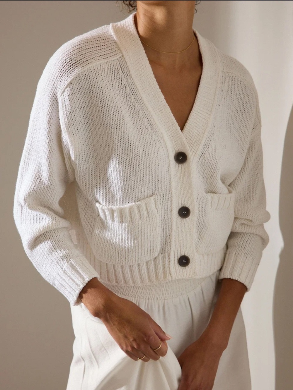 Brochu Walker Cropped Cardigan